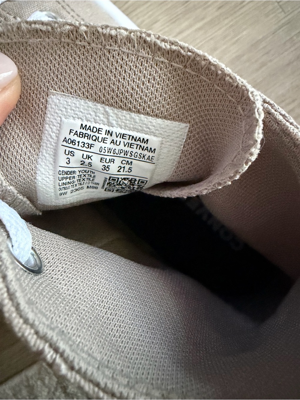 Converse Kids Sneakers Beige/Tan Low Top
